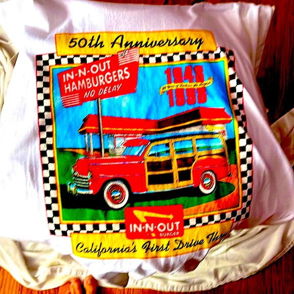 NWOT In and out 50th Anniversary Las Vegas t - Picture 3 of 5